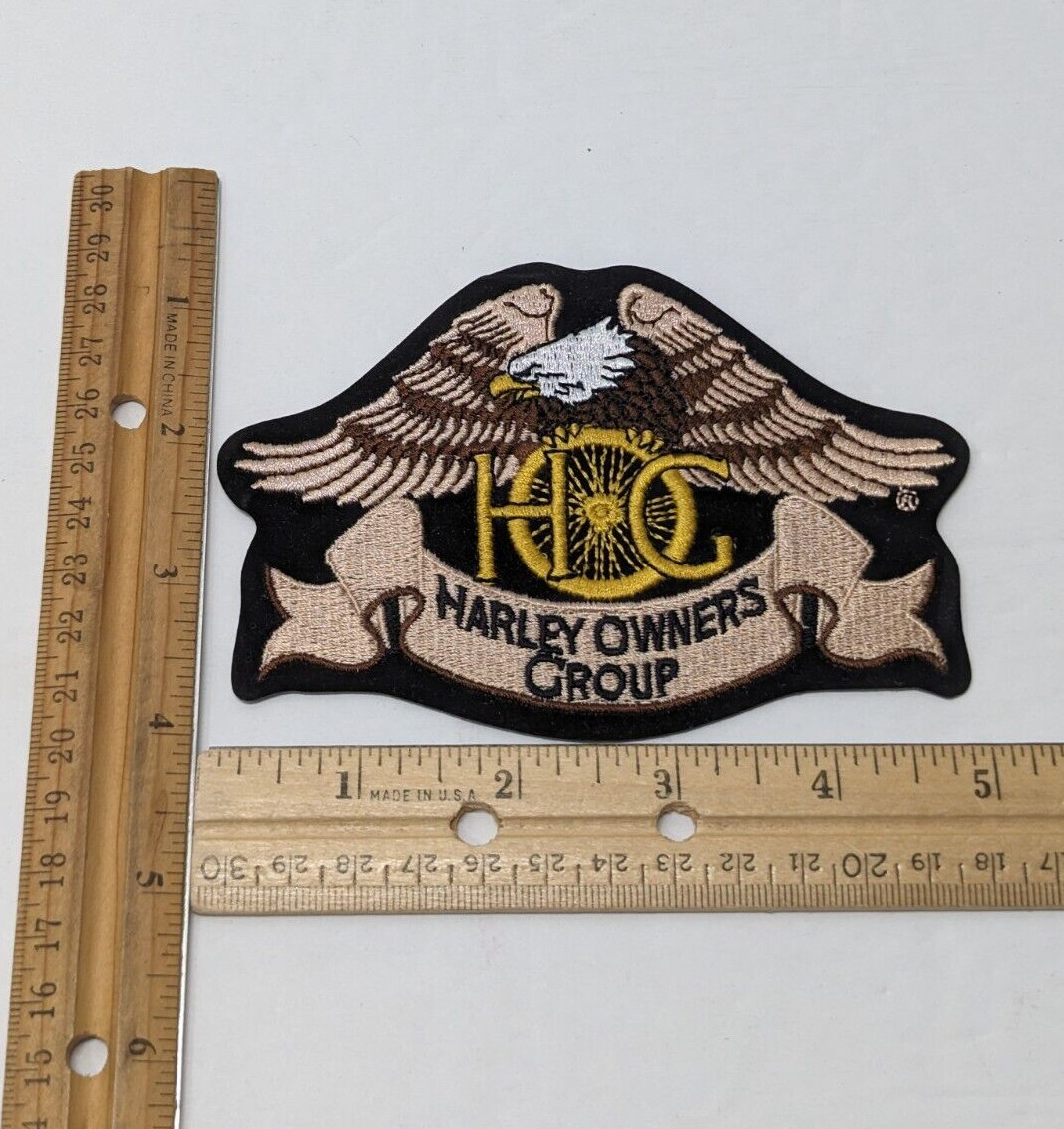 Harley Davidson HOG Harley Owners Group Vest Jacket Bald Eagle Patch