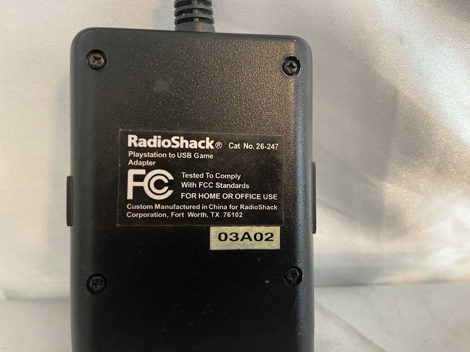 RadioShack PlayStation To USB Game Adapter