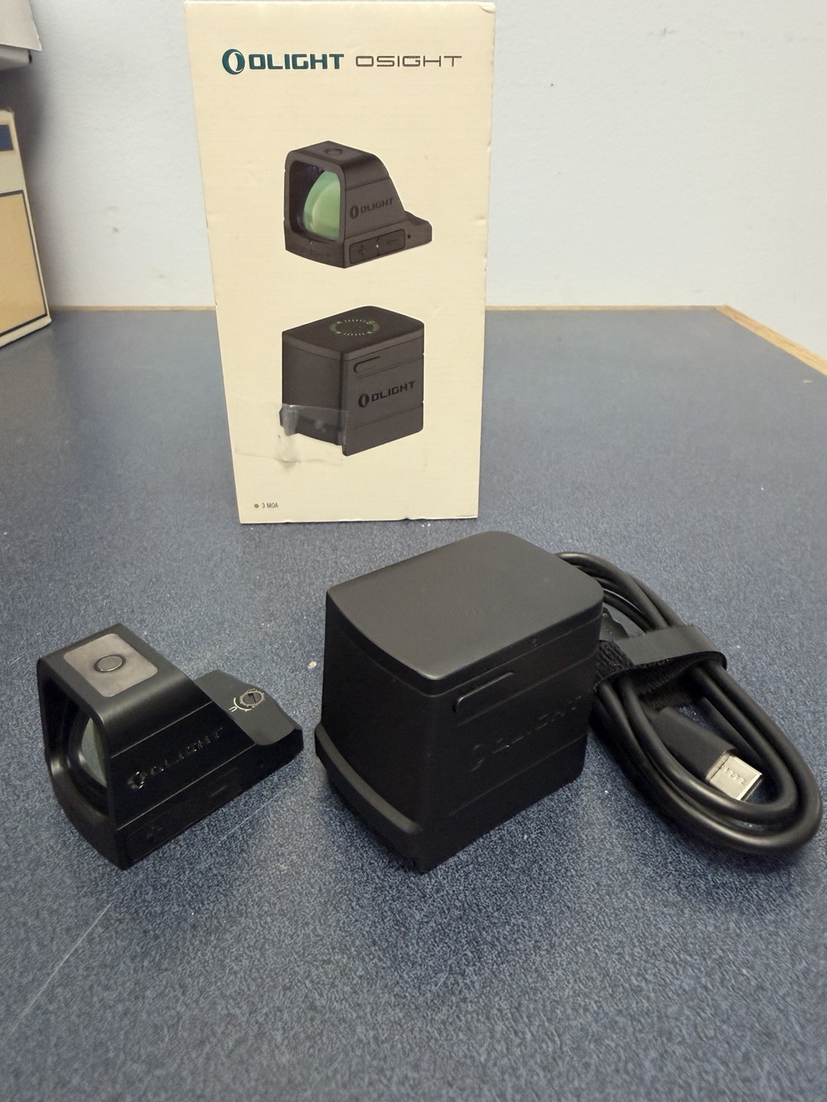 Olight Osight GN Green Dot 3 MOA Reflex Sight w/ Charging Cover