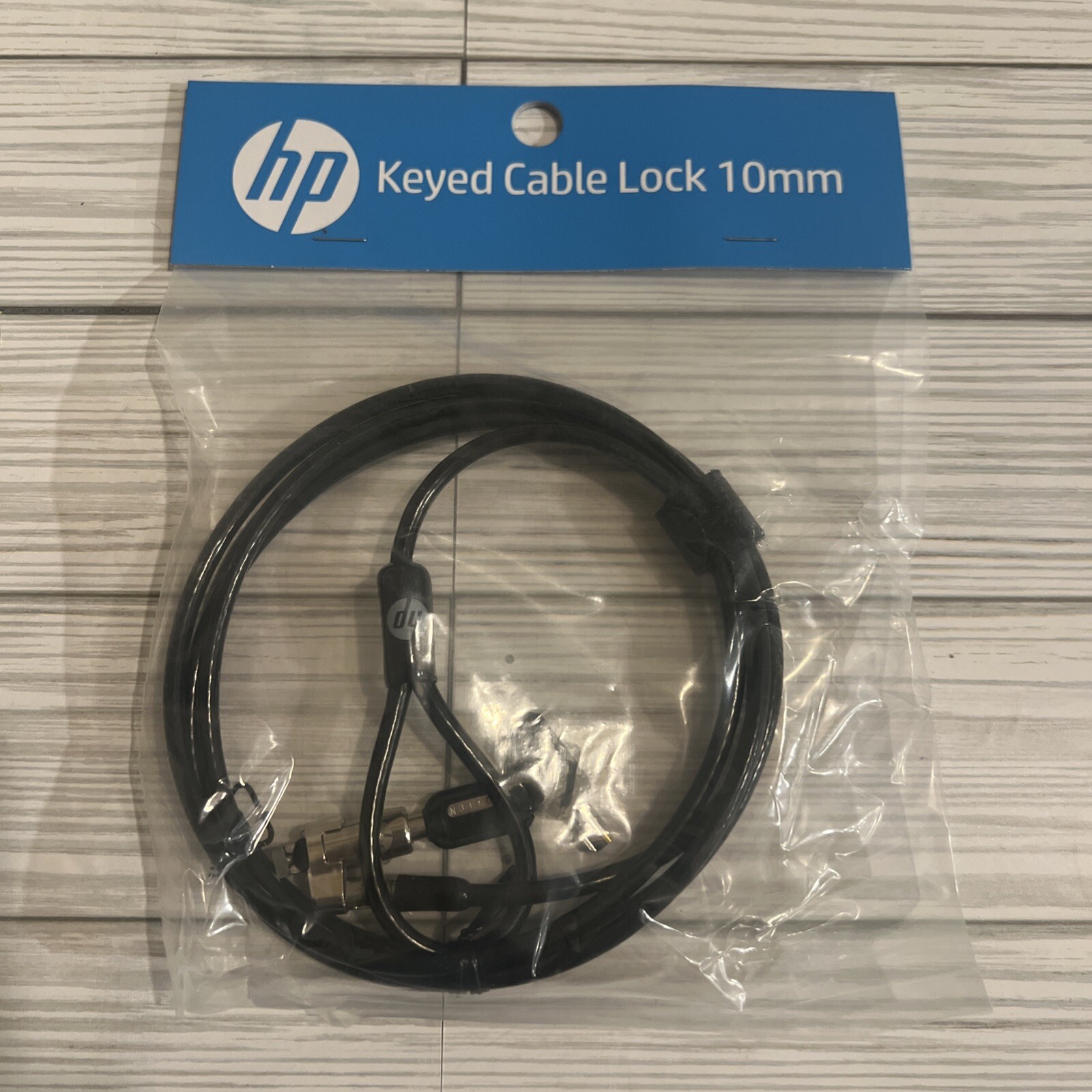 HP Keyed Cable Lock 10mm T1A62AA (NEW)