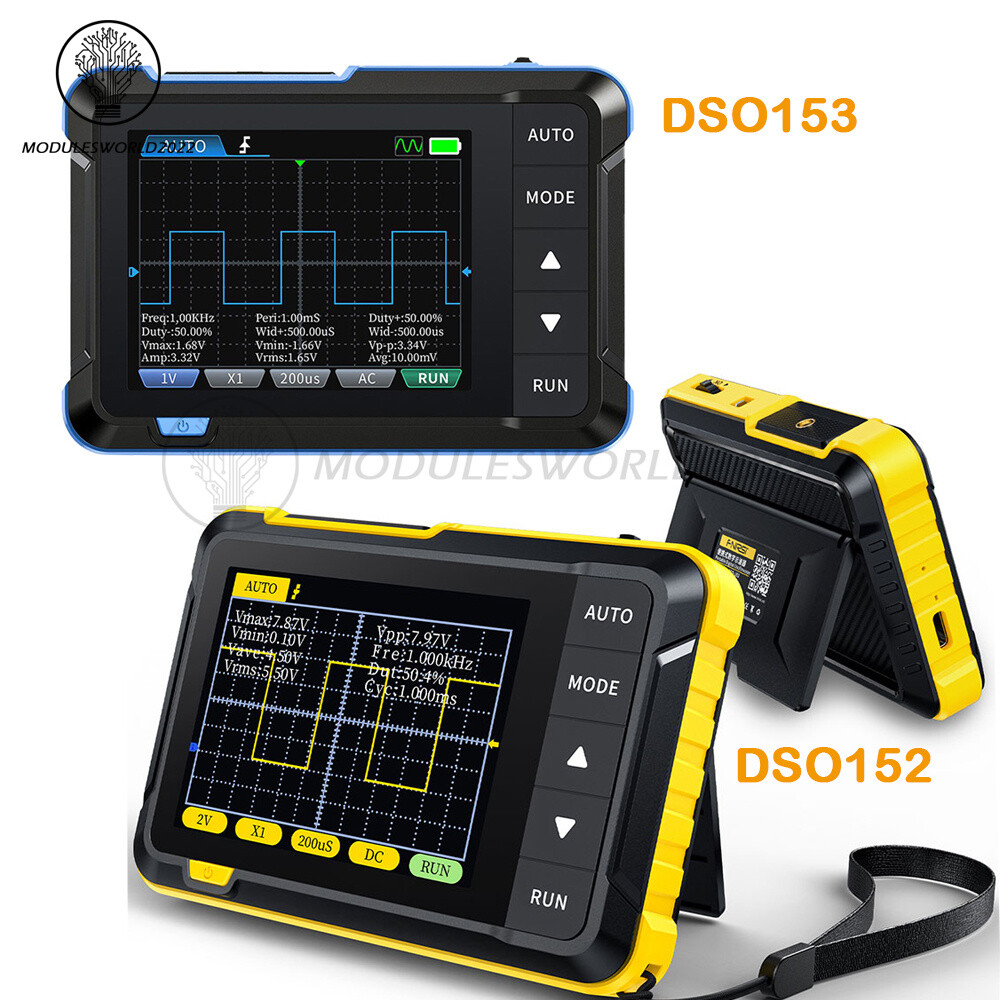 FNIRSI DSO152 DSO153 Handheld Mini Oscilloscope Portable Digital Oscilloscope