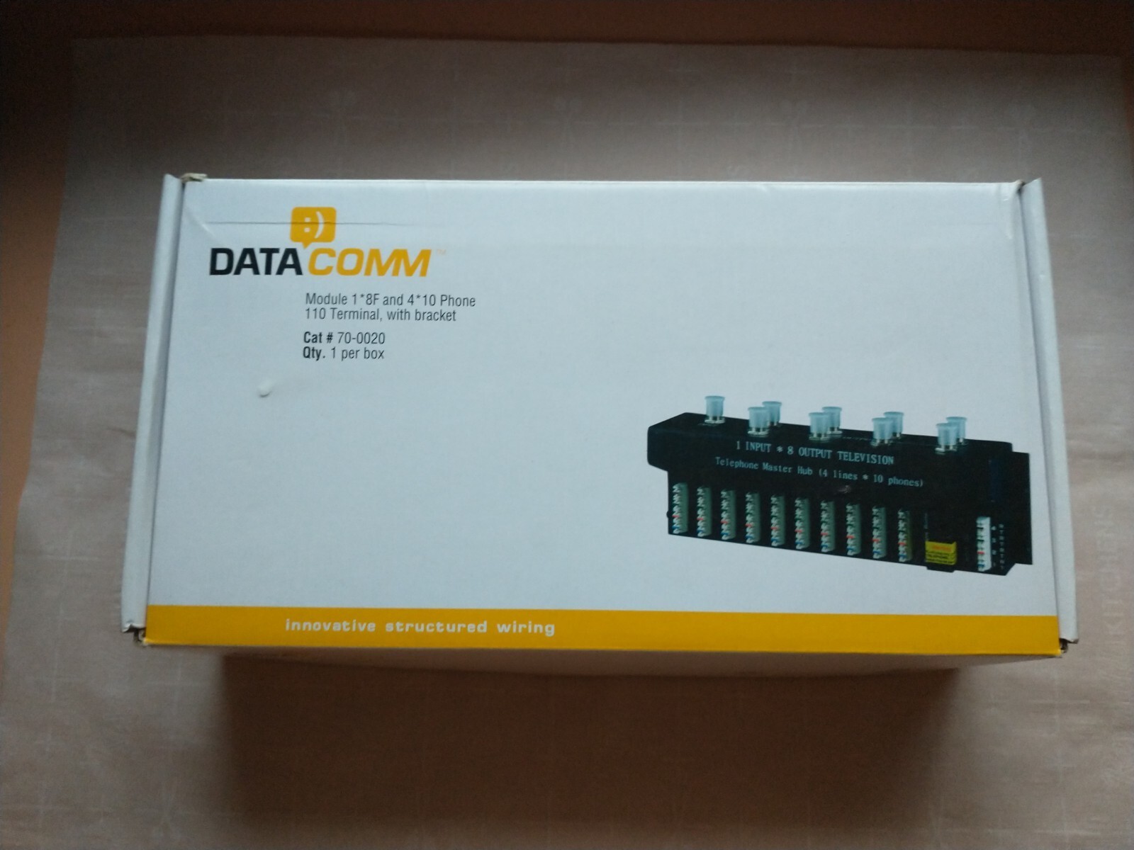 DataComm 70-0020 Module 10 Port Telephone/8 Port Television