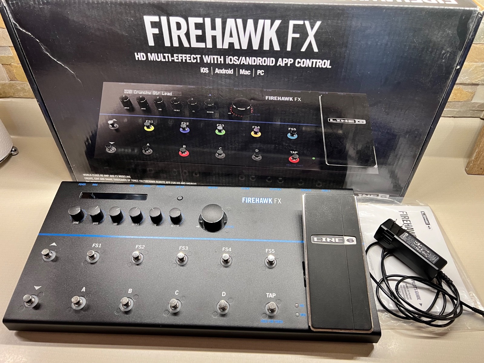 Line 6 Firehawk FX Multi-Effects Guitar Effect Pedal w/Original Box