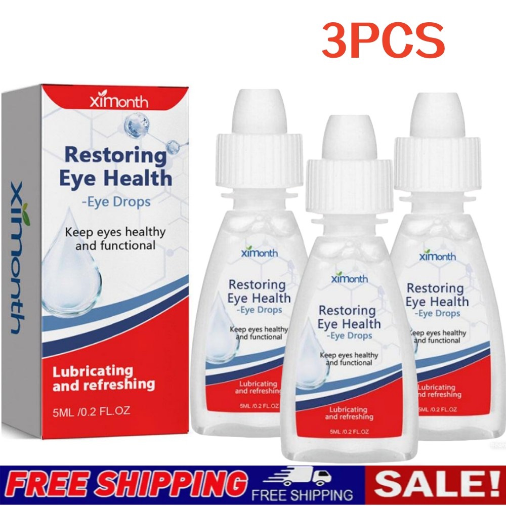 3X Cataract Removal Eye Drop Blurred Improve Vision Restore Relieve Updated