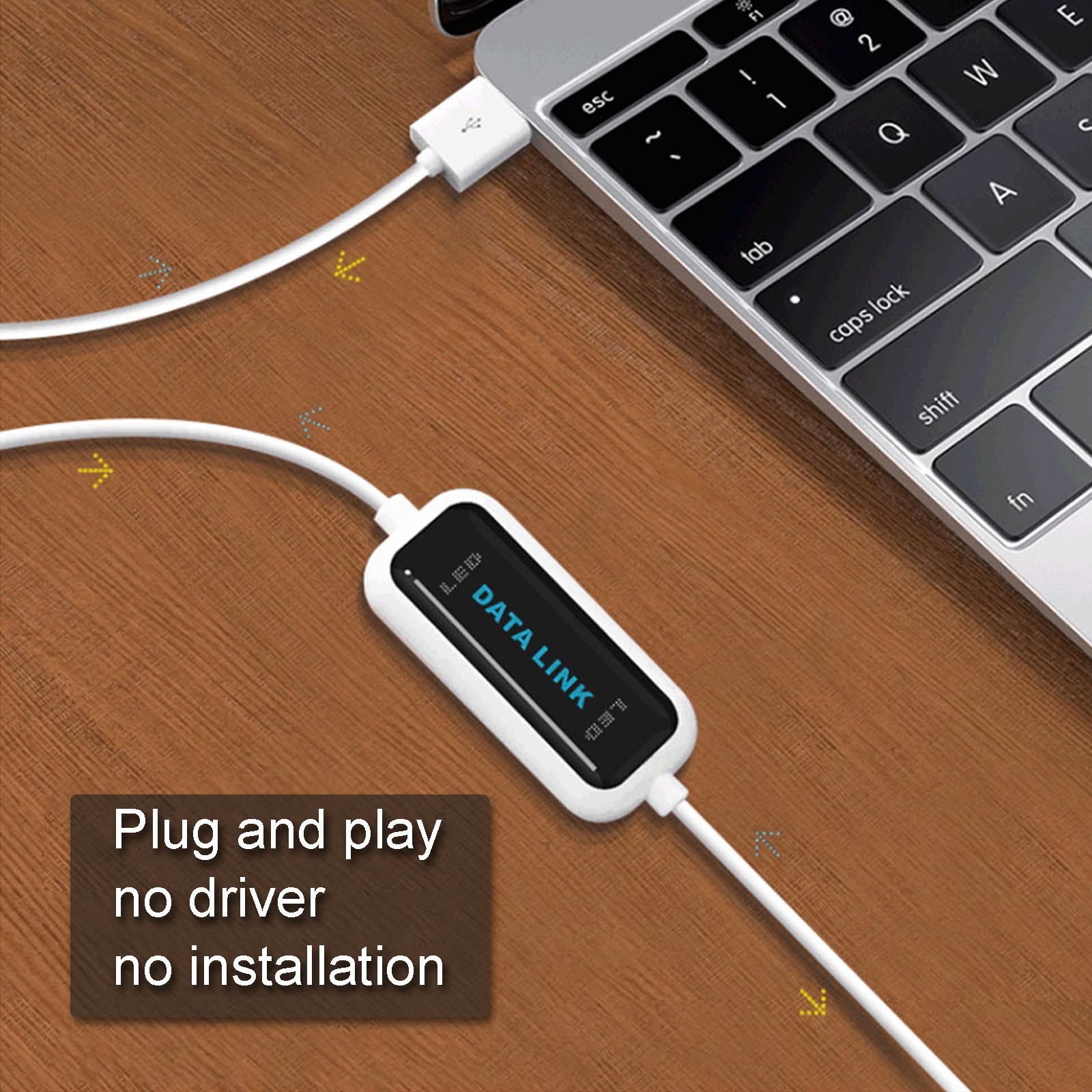 High Speed USB Pc to Pc Online Share Sync Link Net Direct Data File Transfer #