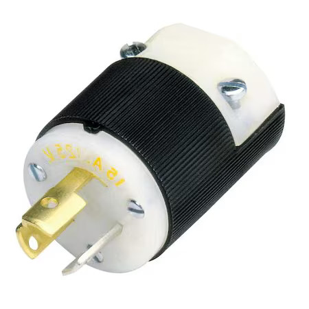 Hubbell Wiring Device-Kellems Hbl4570c Locking Plug, L6-15P, 15 A, 250V Ac,