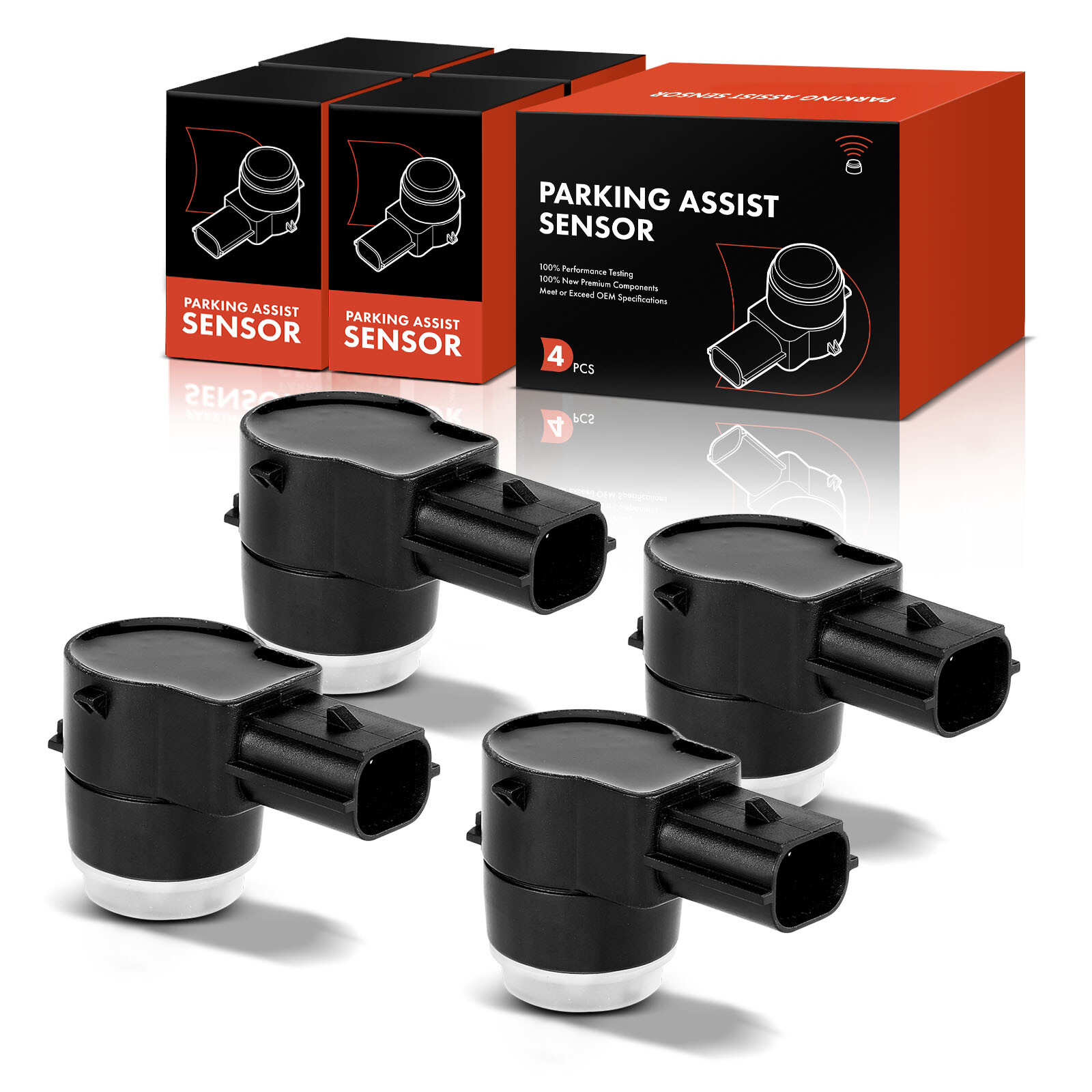 4pcs Reverse Backup Parking Assist Sensor for Chevy Express GMC Savana 15239247