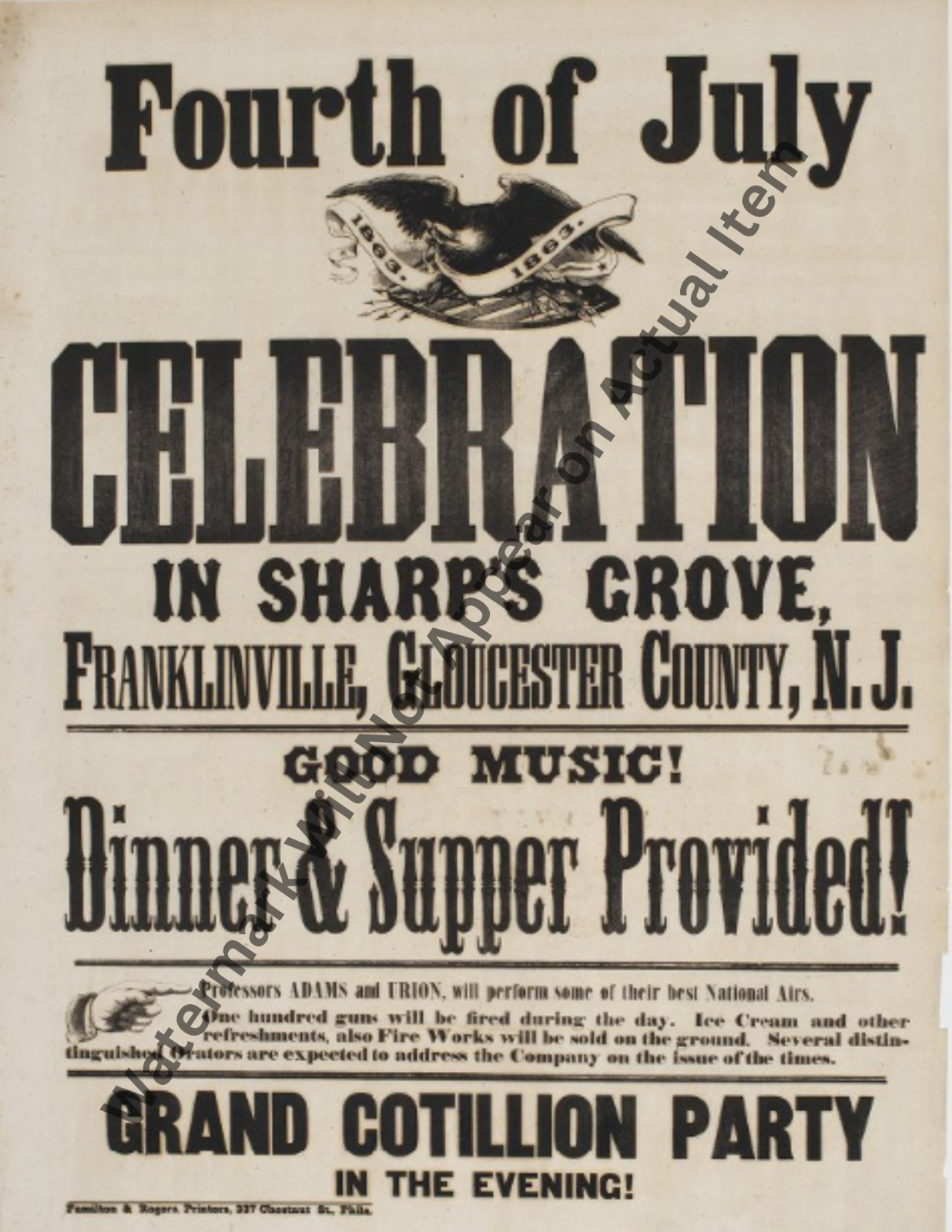 Civil War Recruitment Propaganda Poster Vintage Photographic Print 8.5x11"