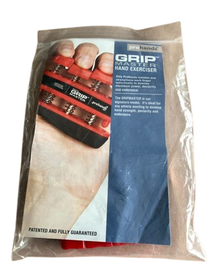ProHands Gripmaster Hand Exerciser Red Medium Tension