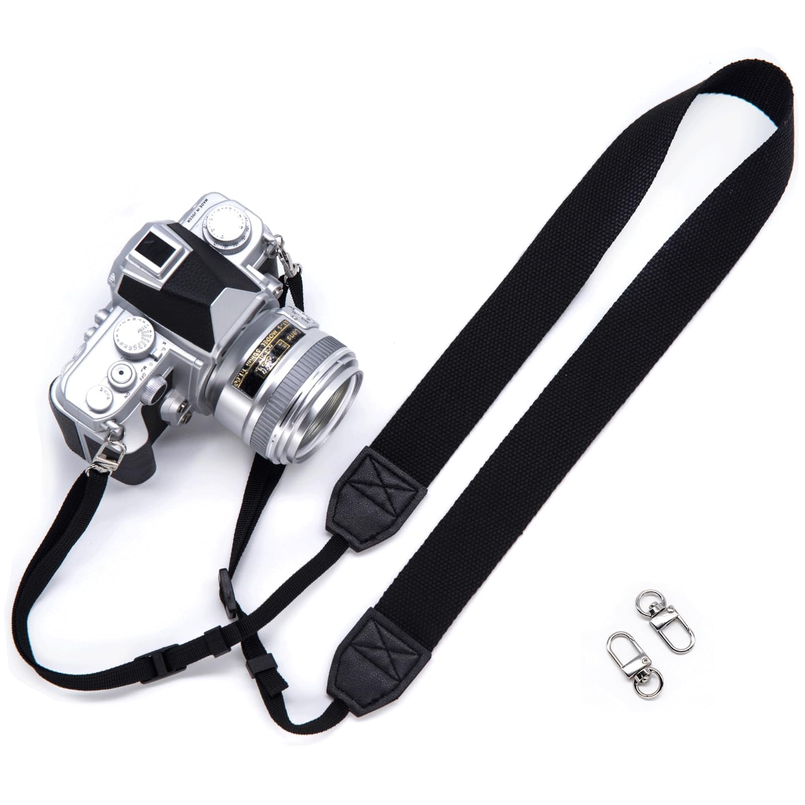 S&loyoe Camera Strap Shoulder For Photographers All DSLR and Pure Black