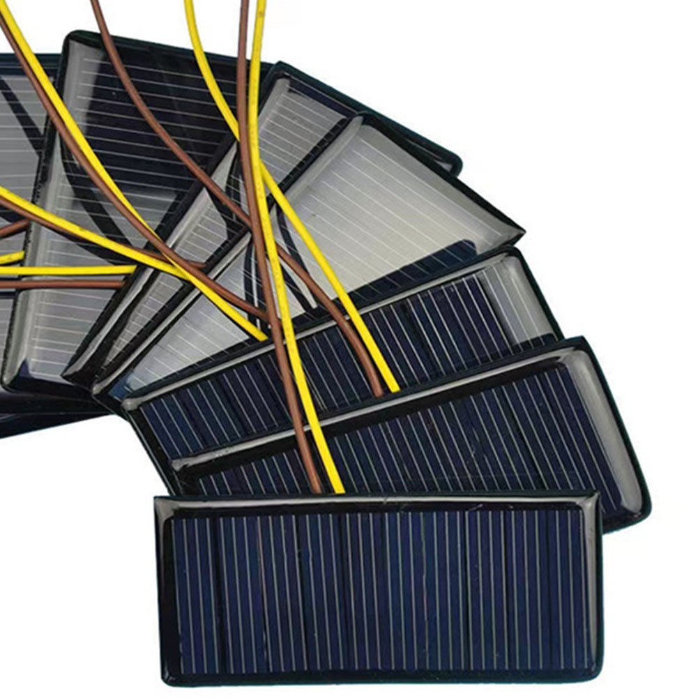 Miniature Green Energy Solution Set of Ten Solar Panels Designed for DIYs