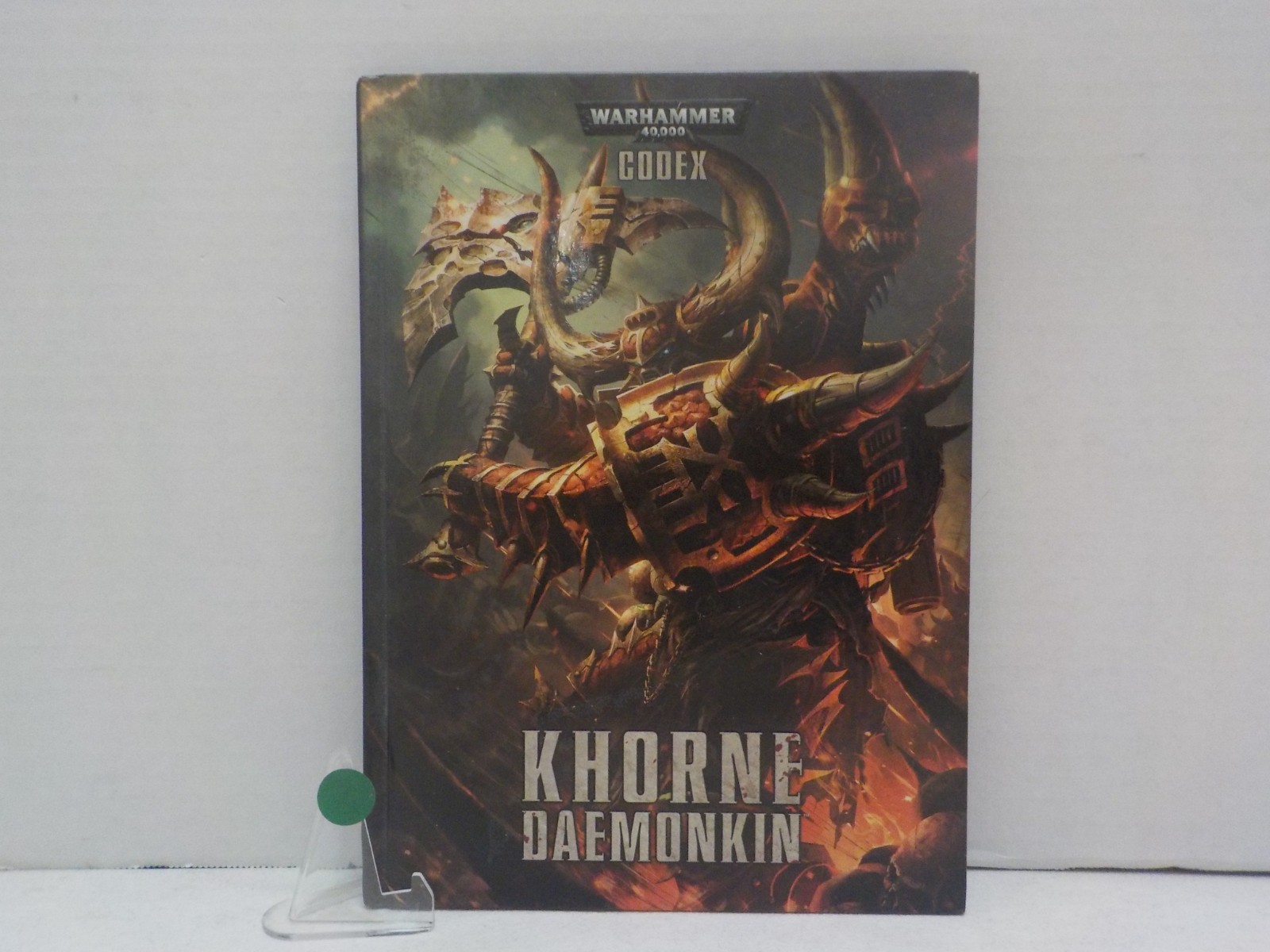 G603 Warhammer 40K Codex Khorne Daemonkin 2015 Games Workshop Hardcover