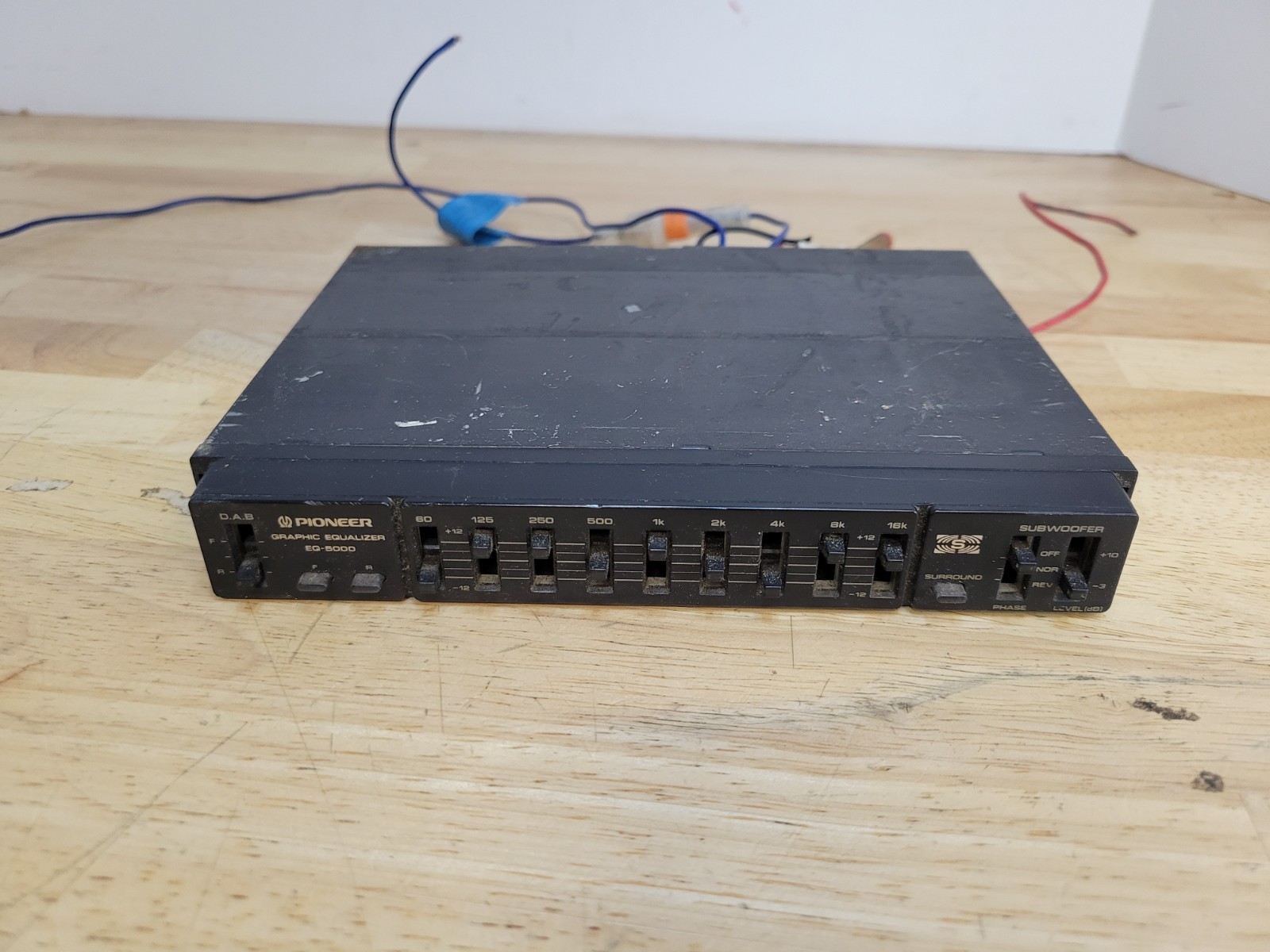 Pioneer EQ-5000 Vintage Graphic Equalizer Untested