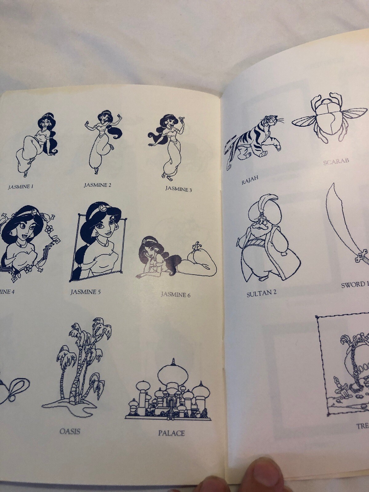 1992 Disney's Aladdin Print Kit * Instruction Guide Only* R1
