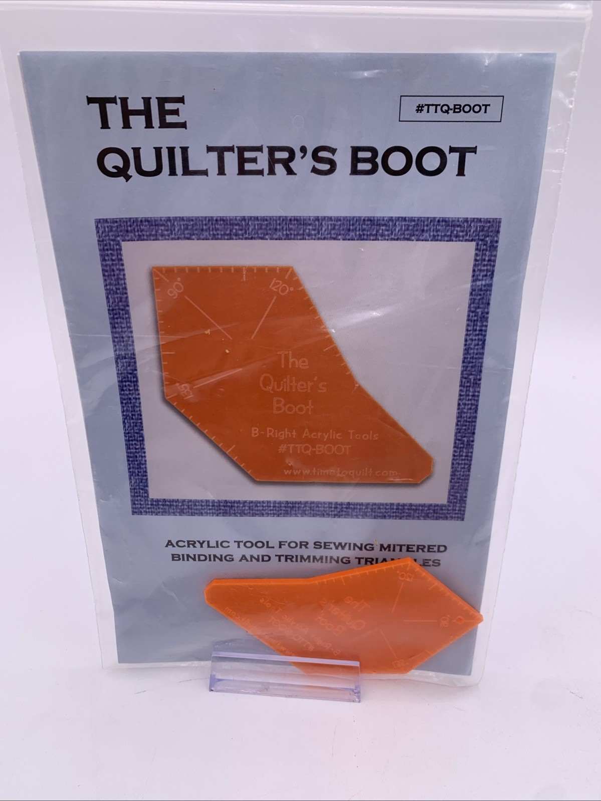 Time To Quilt Lot Quilter's Boot & Triangle Genie Quilting Tools