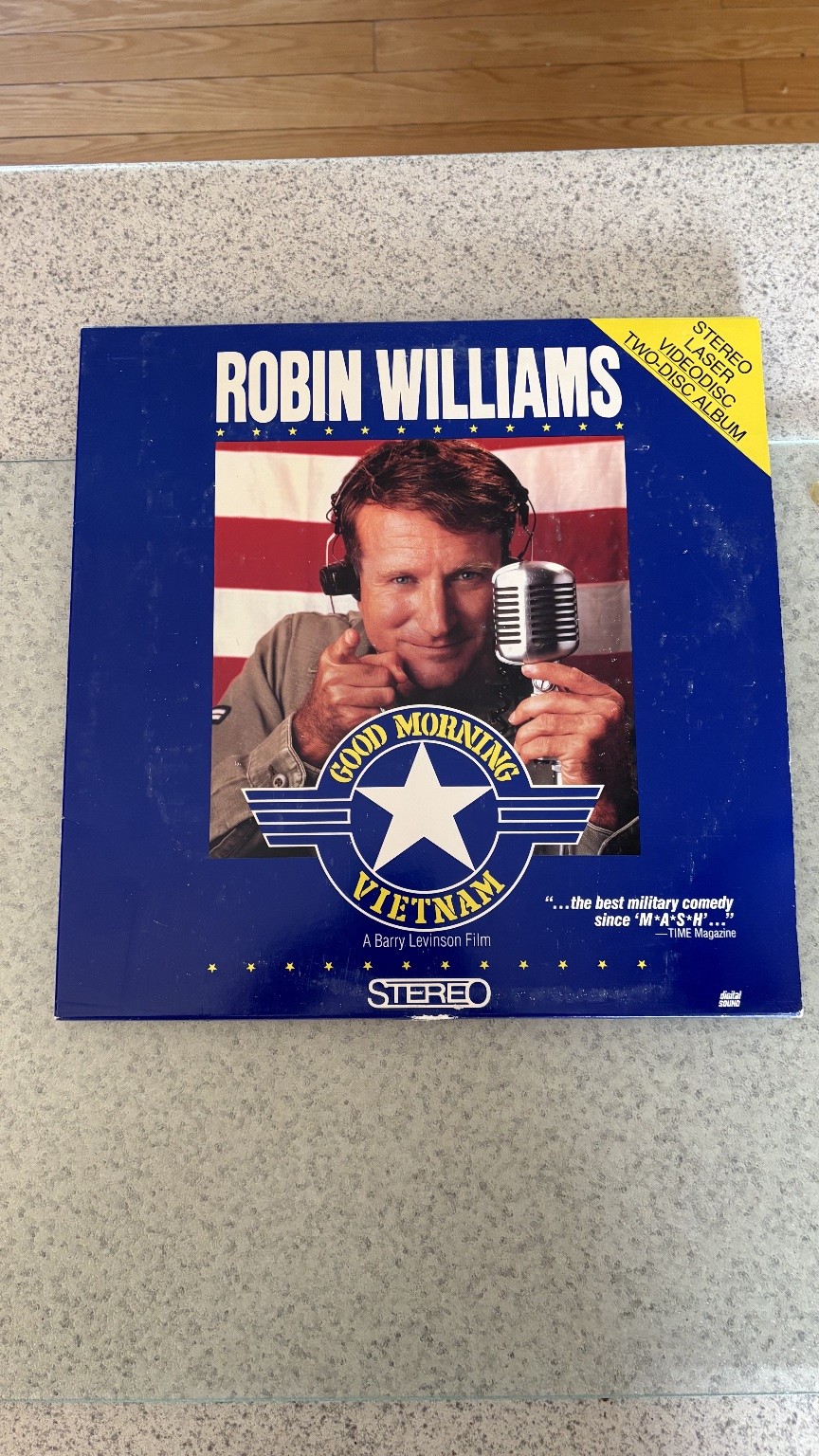 Good Morning Vietnam LaserDisc 1987 Comedy Drama Robin Williams Touchstone