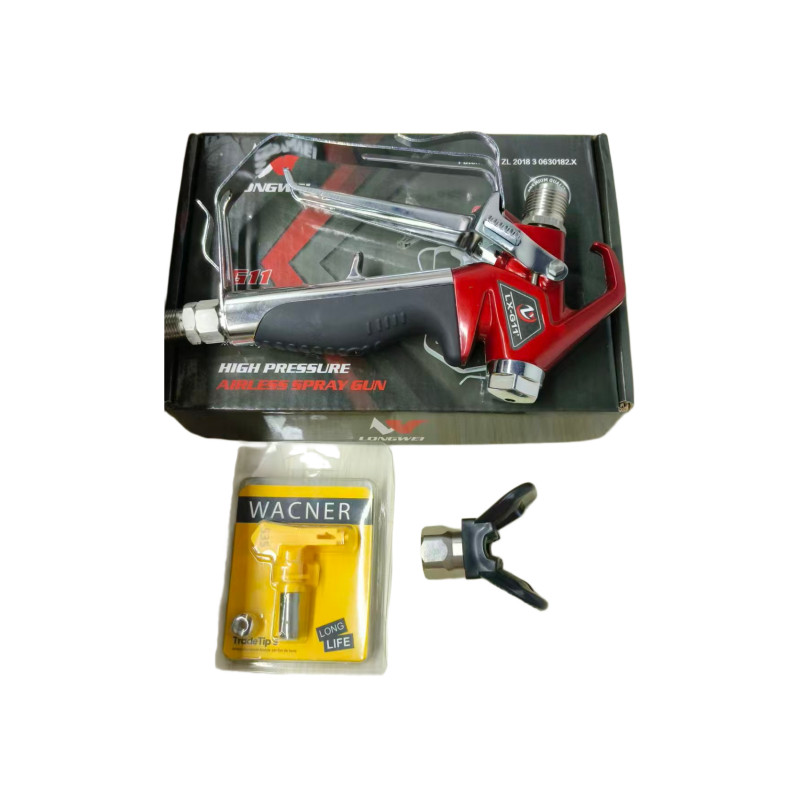 0538020 NEW Titan Airless Spray Gun LX-G11 Red Series W/ 517 Tip & Guard Titan