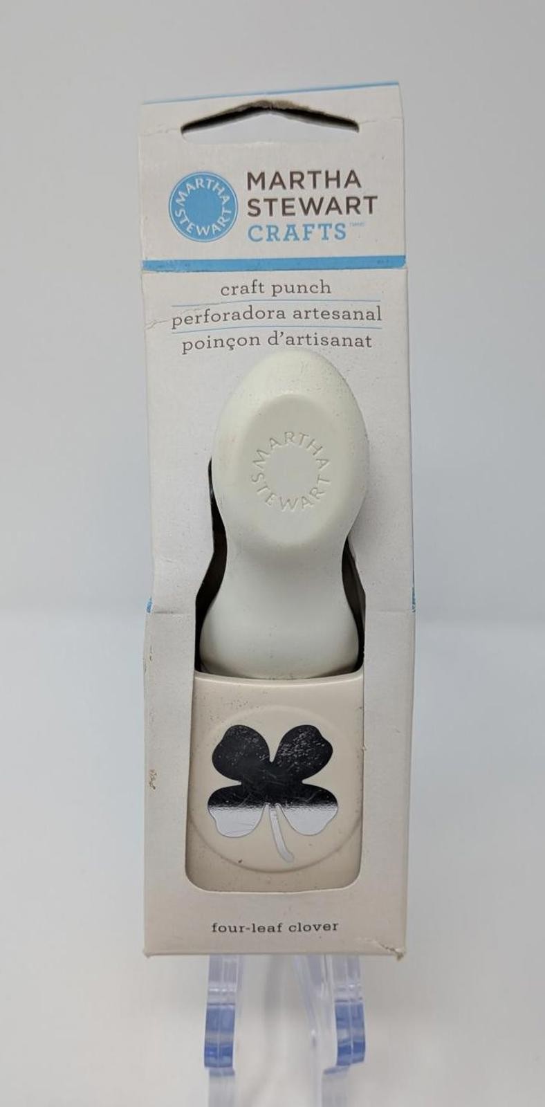 Martha Stewart Crafts Four-Leaf Clover Paper Punch - New