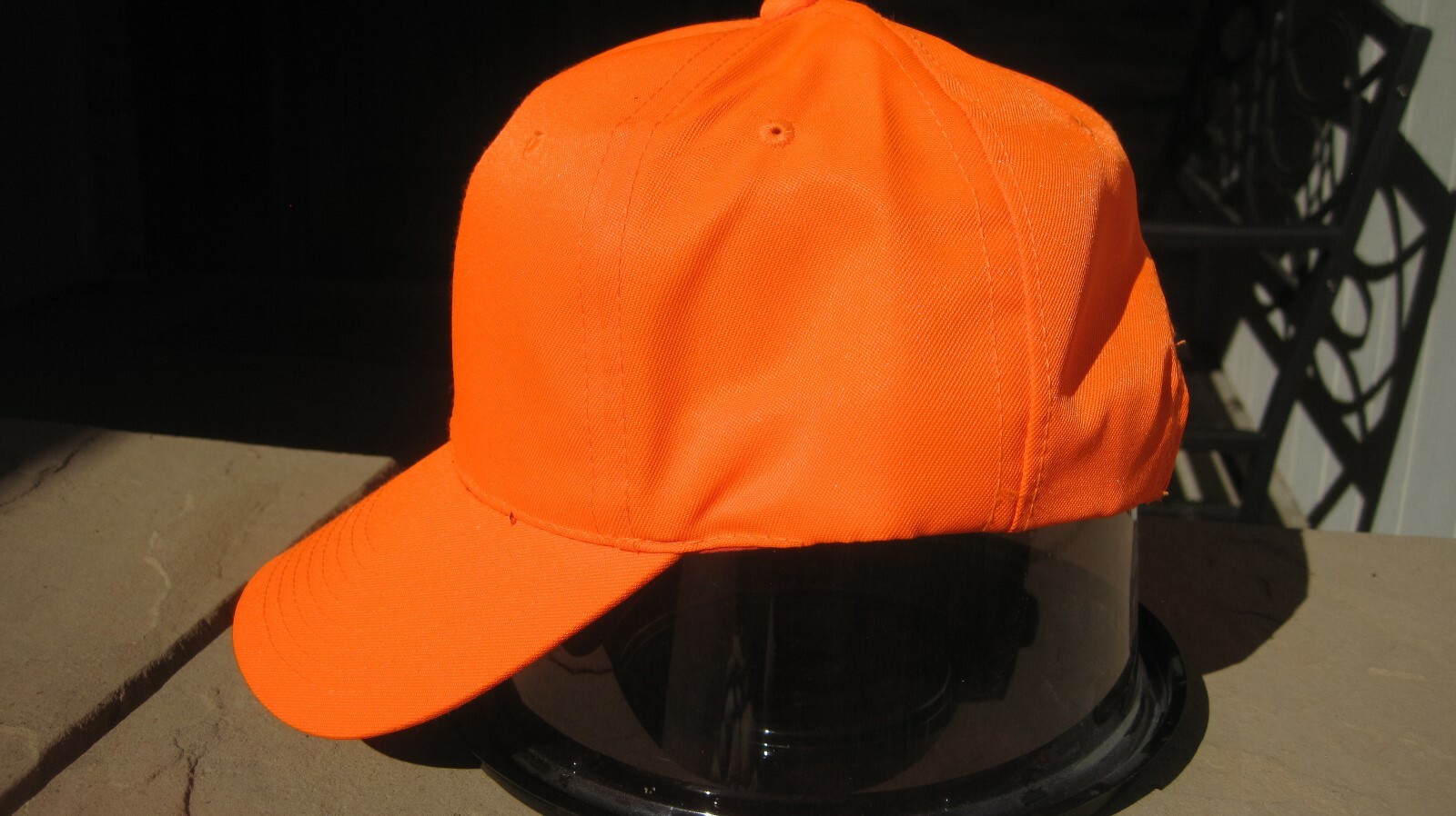 Hunting Cap Blaze-Orange Adjustable Baseball Cap Hat NEW