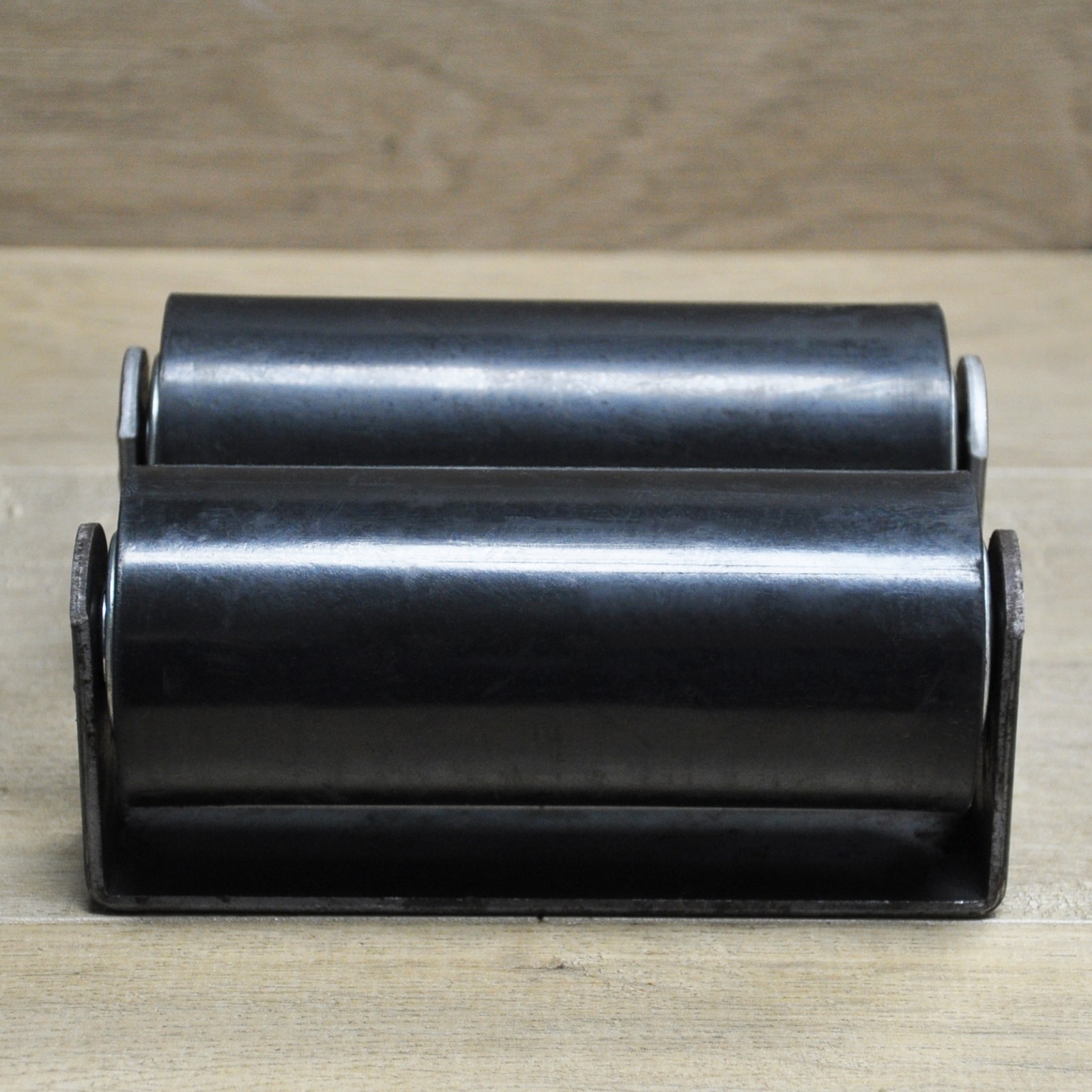 Gate Roller Rubber Top Guide Rubber 6" Sliding Rolling Slide Black | 2 QTY