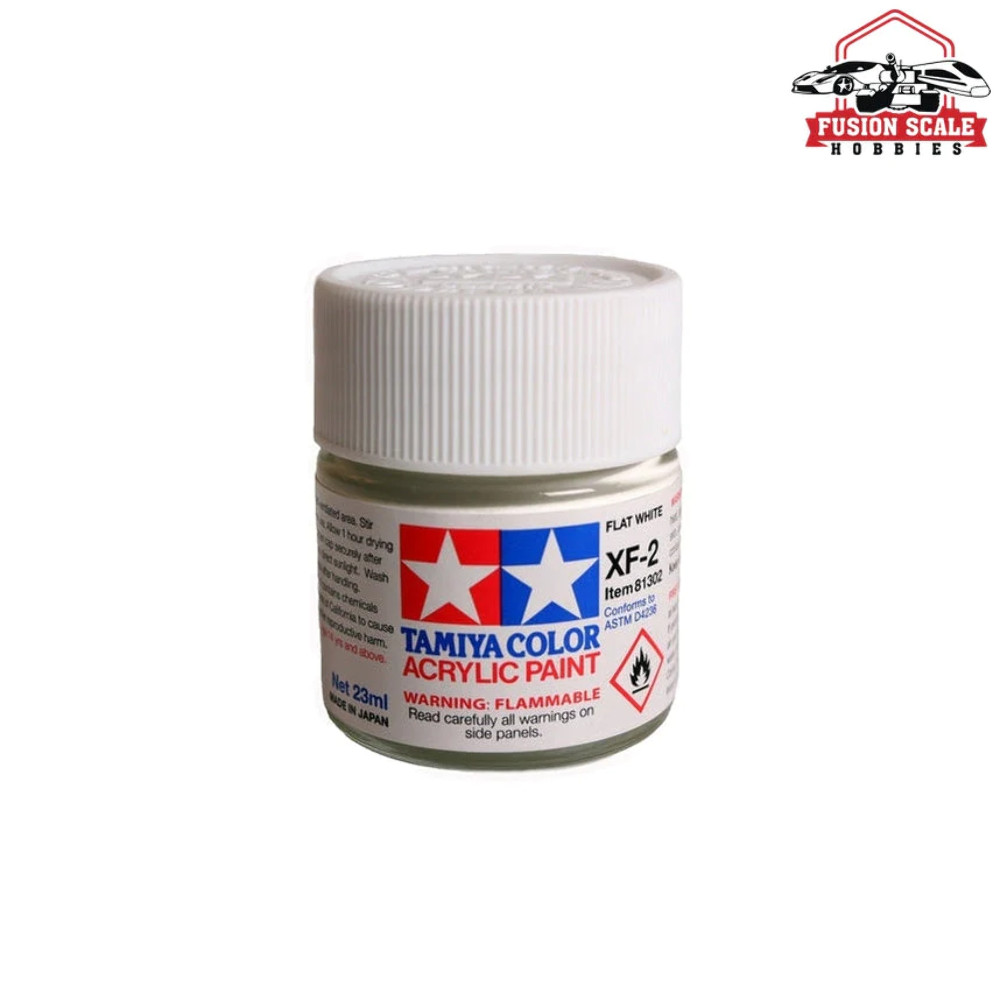 Tamiya Acrylic XF-2 Flat White 23ml Bottle