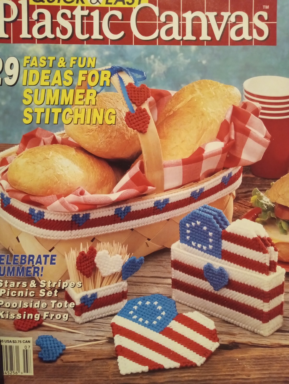 4th of July Plastic Canvas Pattern Magazine No 12 Plastic Canvas Patterns