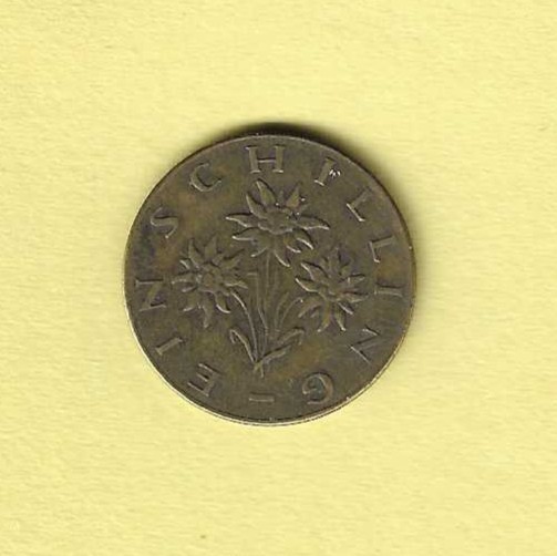 1961 Austria 1 Schilling EF.40