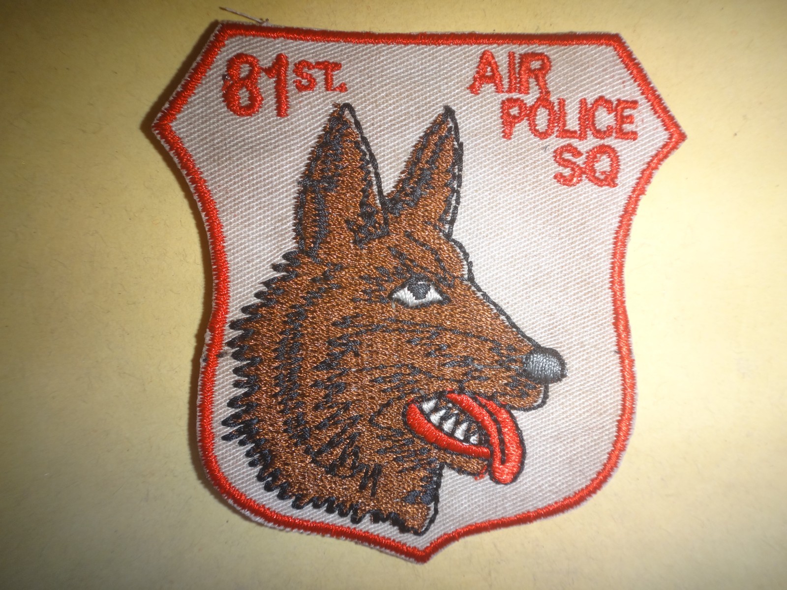 USAF 81st Air Police Squadron Vietnam War Patch