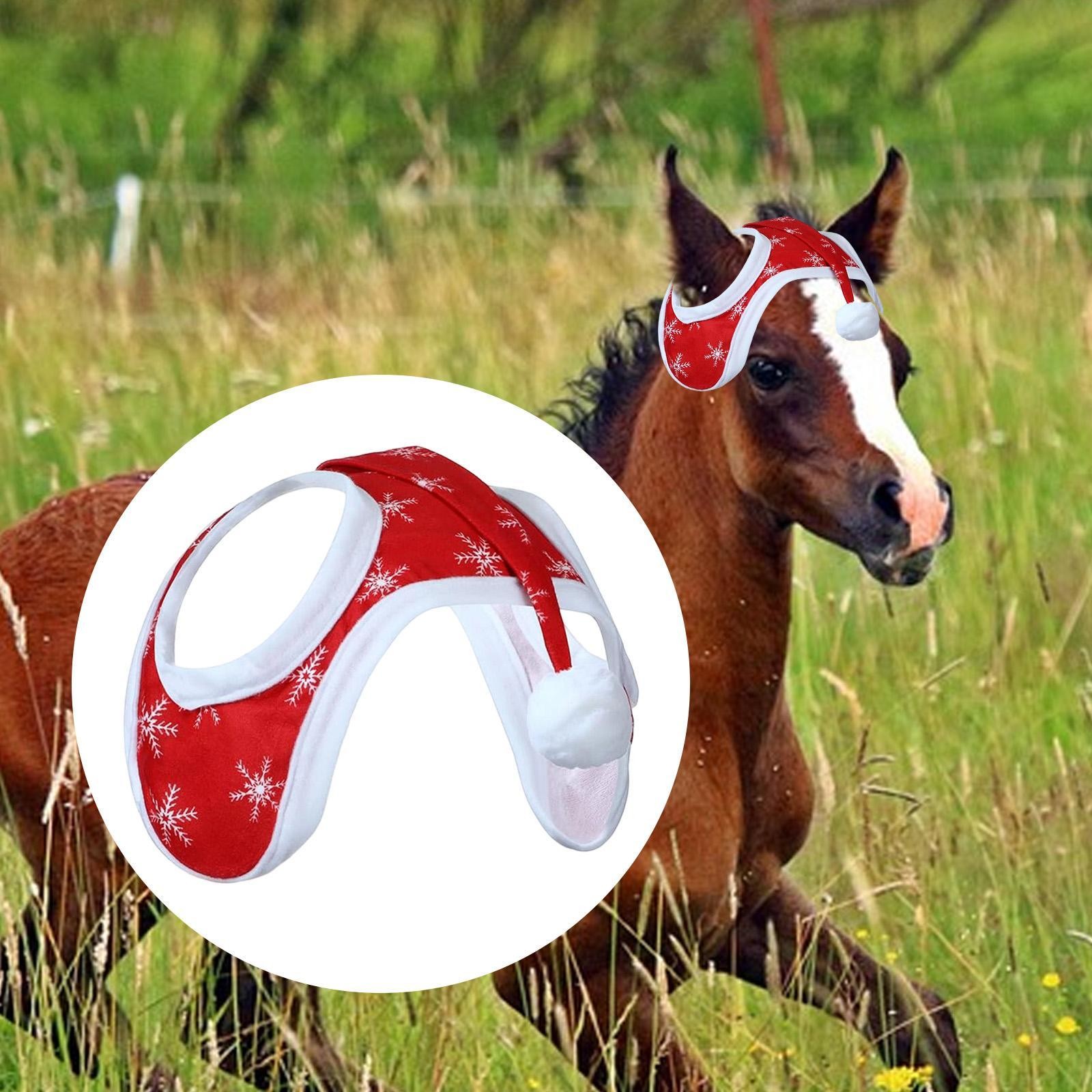 Christmas Hat for Horse Santa Horse Hat for Supplies Christmas Party