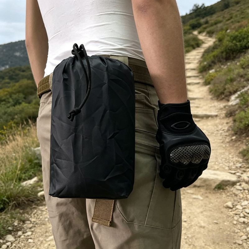 Tactical Molle Utility Magazine Mag Foldable Bag Belt Hunting Drop Dump Pouch