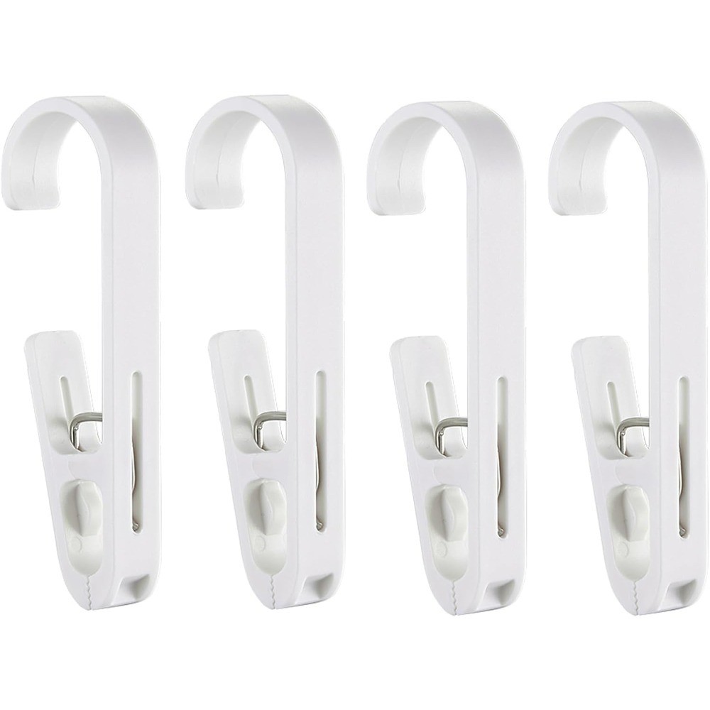 Large Plastic Clothes Pins 4Pcs with Springs Strong Clip Laundry Drying Line