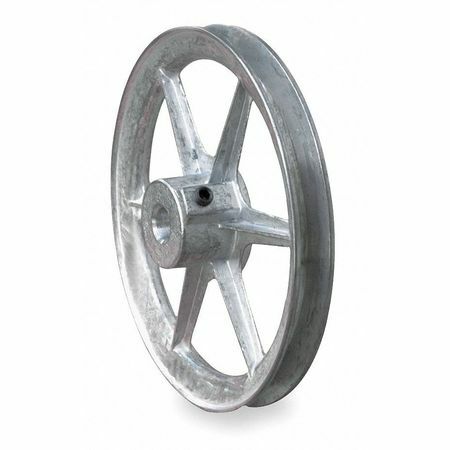 Congress Ca0600x050 1/2" Fixed Bore 1 Groove Standard V-Belt Pulley 6.00" Od