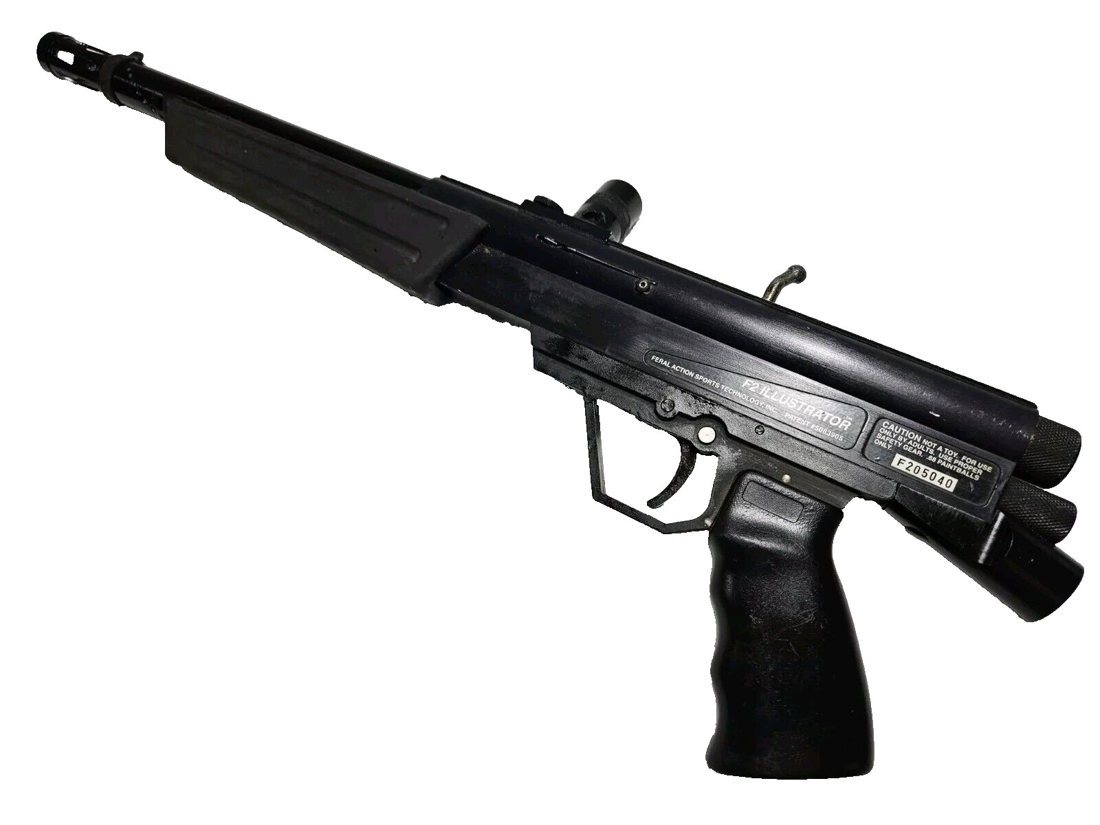 Vintage Old School ACI F2 Illustrator Paintball Gun & Barrel Free Shipping