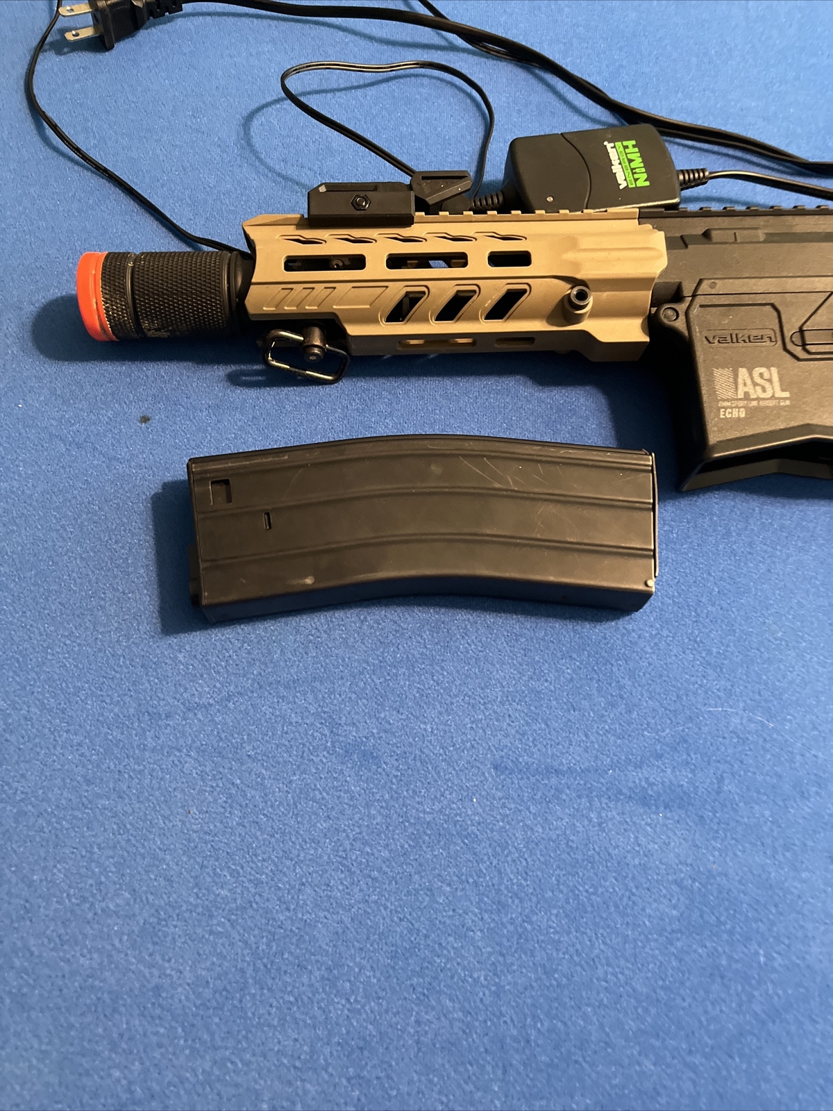 Valken ASL Echo AEG Rifle - Black/Tan Ba