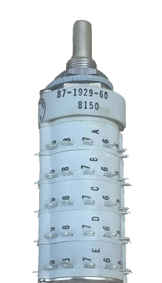 JANCO 87-1929-60 Enclosed Rotary Switch, 2 Amp, 115 VAC, 12 Position