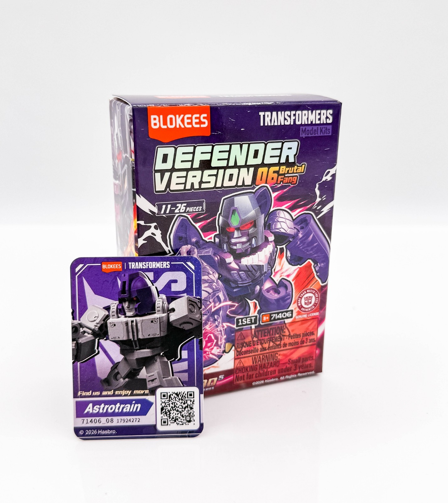 Blokees Transformers Defender Vol. 06 Model Kit - Astrotrain - New!