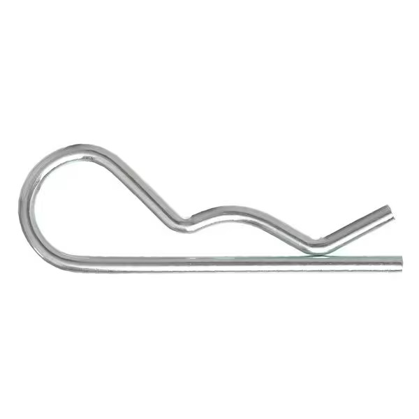 Manufacturer Varies Bridge Cotter Pin, 11/64 in Dia, 3-3/4 in L, Steel, 10 PK