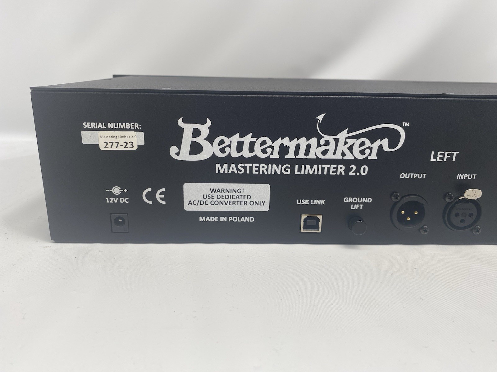 Bettermaker Mastering Limiter 2.0 2023