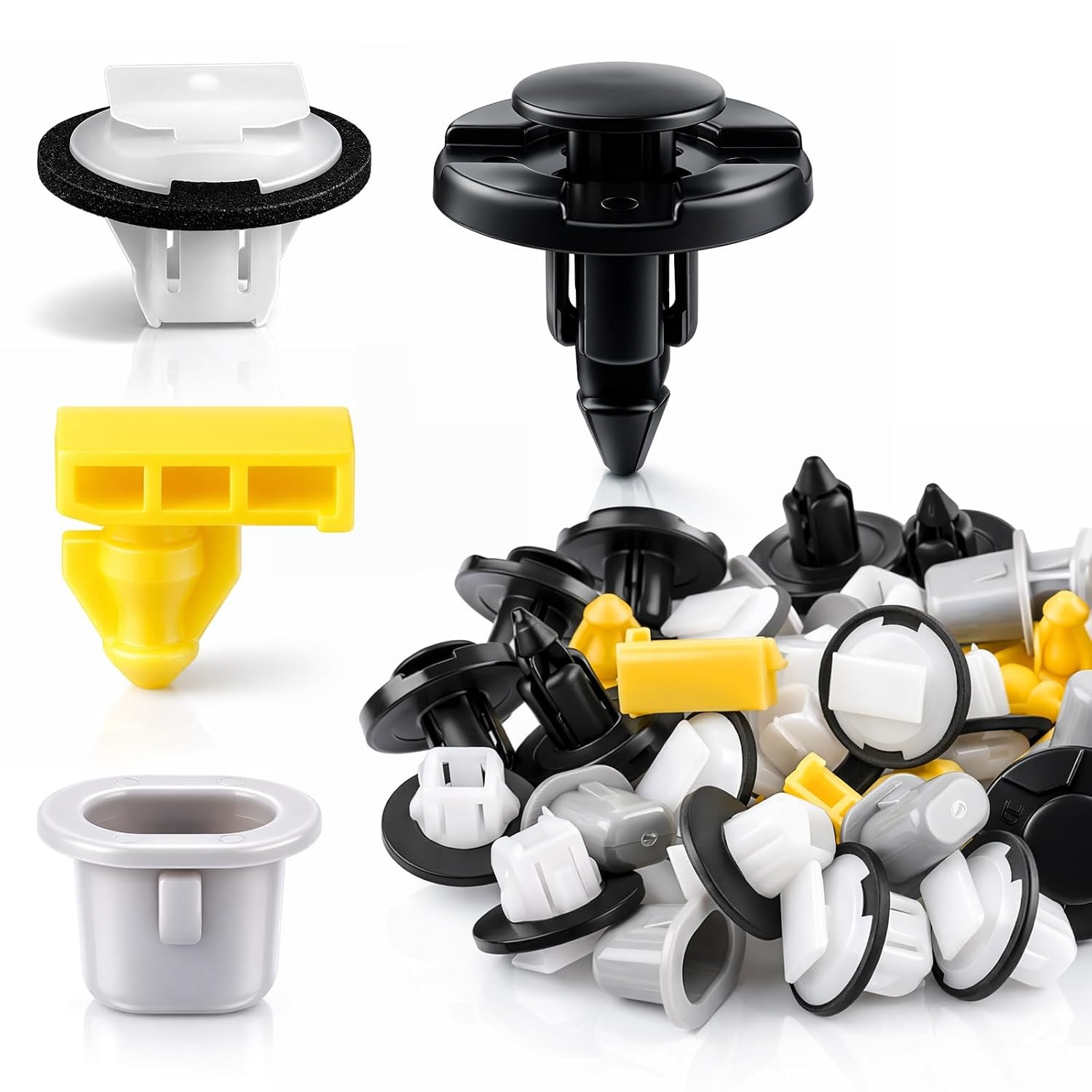 38PCS Wheel Fender Flare Retainer Fastener Clips Fit for Nissan Armade Juke Mura