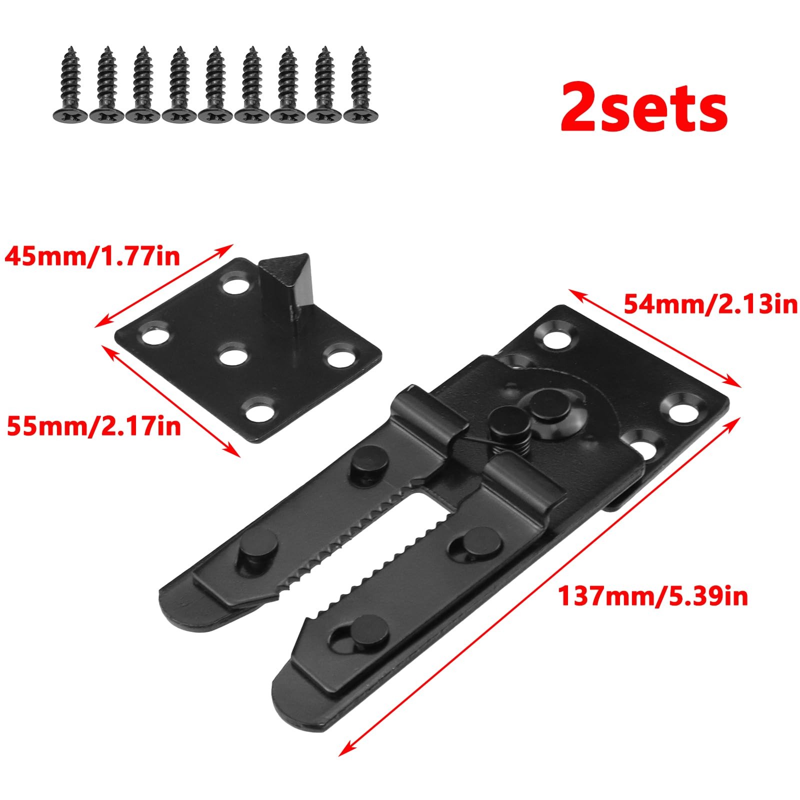 Black Sectional Couch Connector Thickened Alligator Interlocking Clips