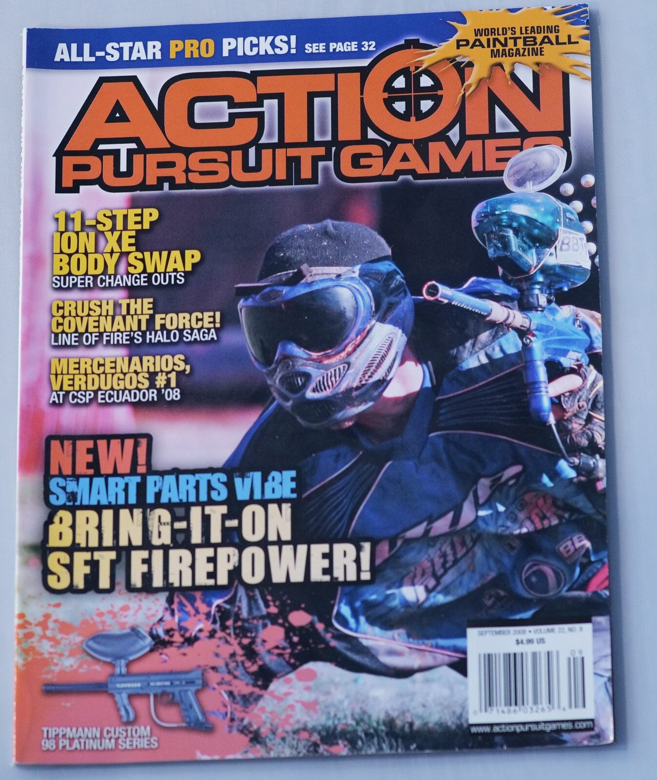 Priced To Sell September 2008 Action Pursuit Games Print Paintball Magazine