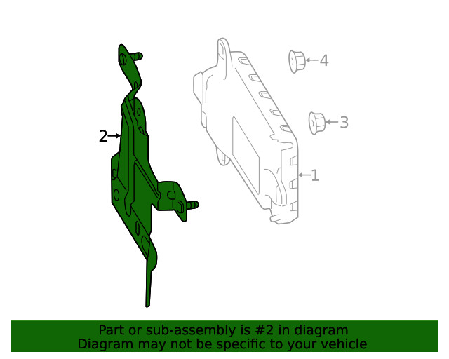 Genuine Mazda Blind Spot Detection System Warning Sensor Bracket KA1C-67-ZPX