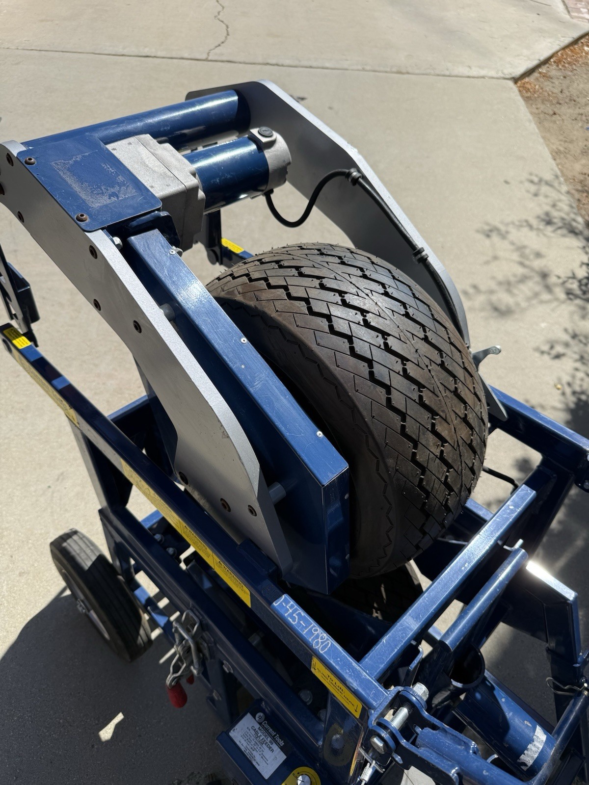 Current Tools Blue Cable Puller 99 Heavy Duty Electric Cable Pulling Machine