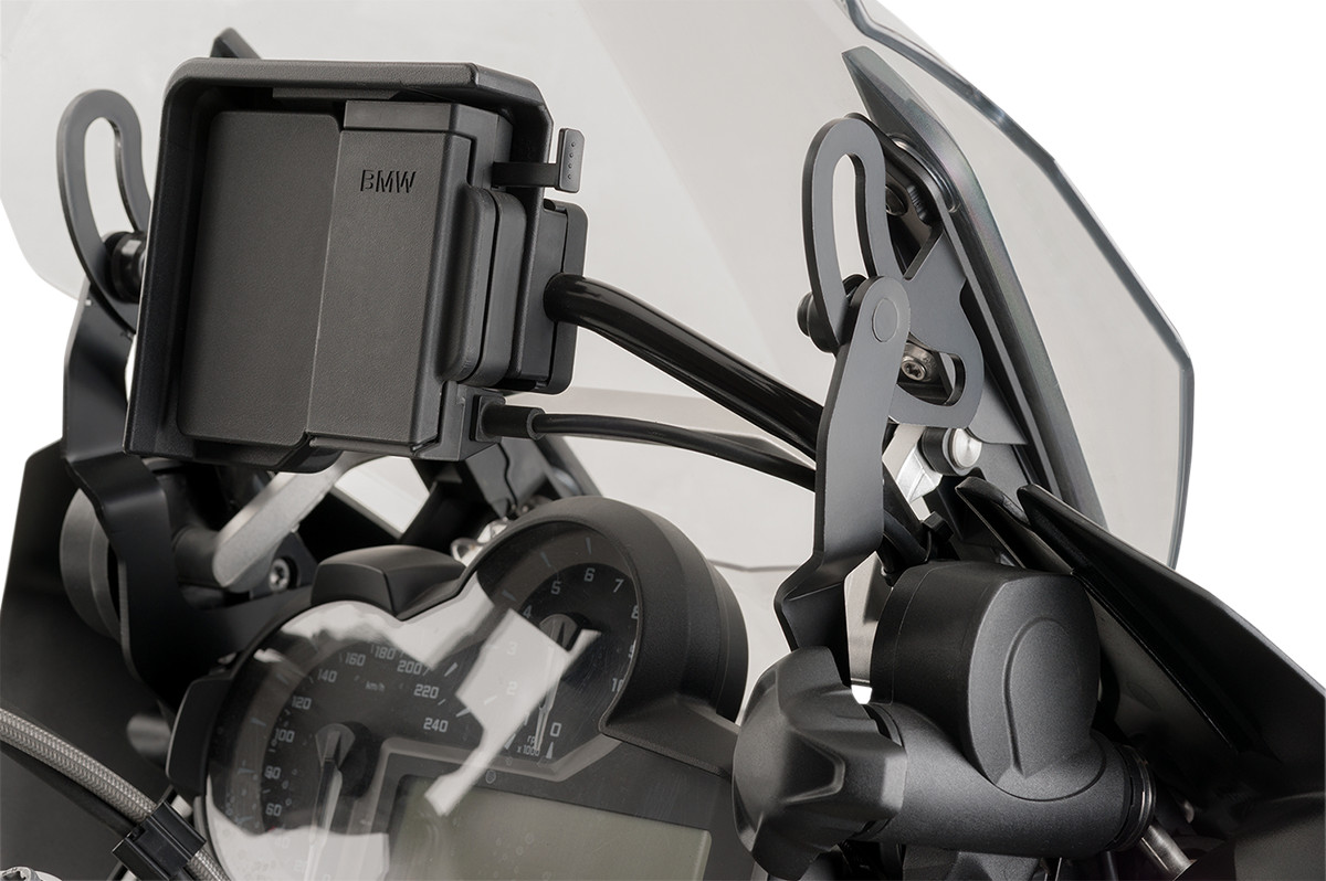 PUIG HI-TECH PARTS 7566N Windshield Support Bracket R1250GS and R1200GS