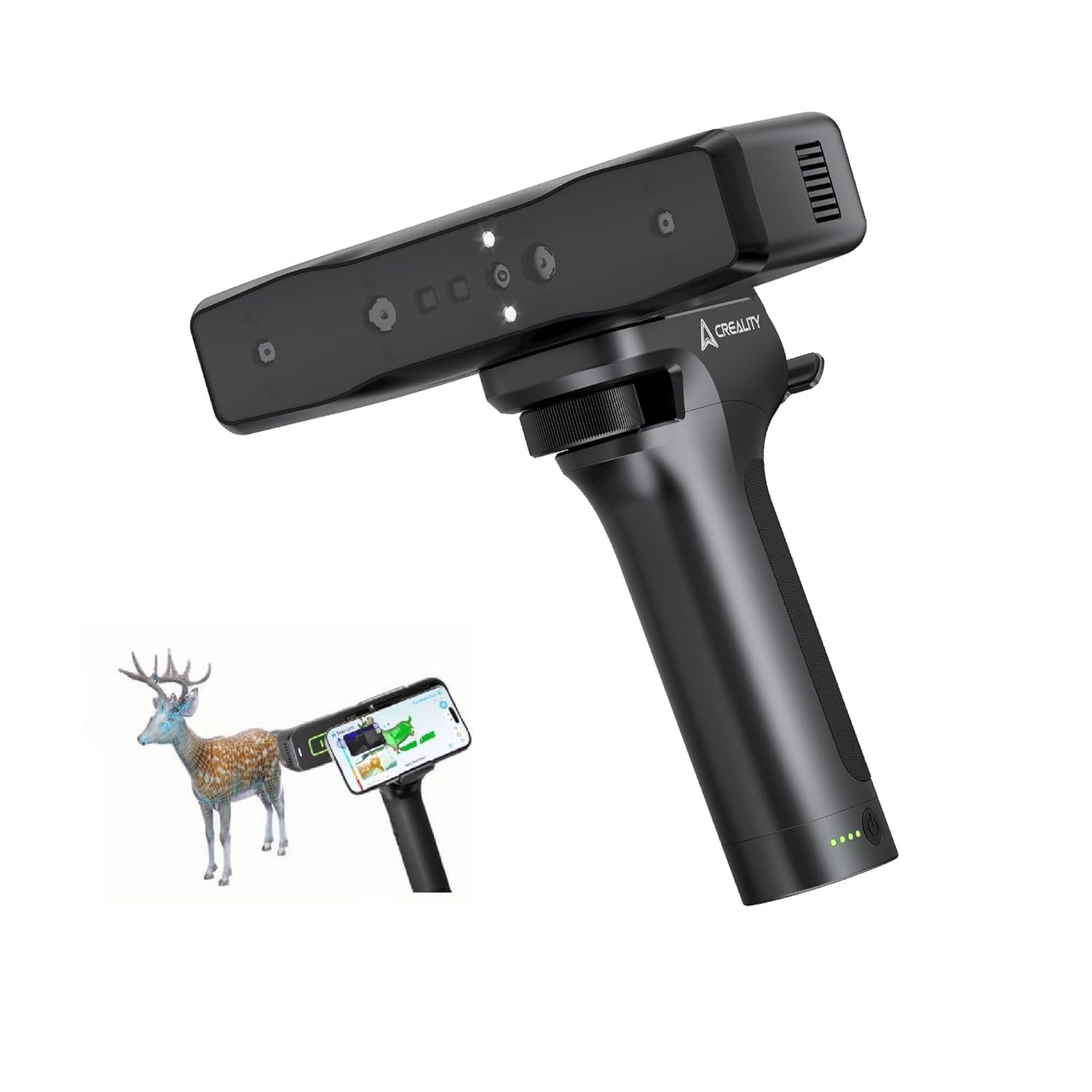 Tested Creality Otter Lite Handheld 3D Scanner AI-Powered 30fps 0.05mm Accuracy