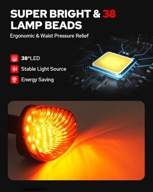 Flush Mount Motorcycle Turn Signal 2PCS 12V Smoked LED Indicator Light