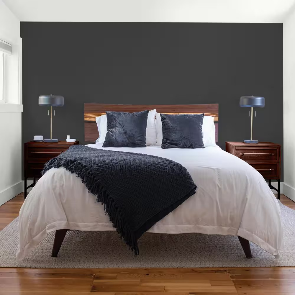 5 Gal. PPG0995-7 Starless Sky Flat Interior Latex Paint