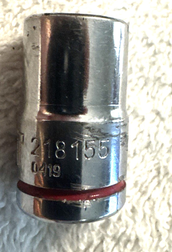 7/16" x 3/8" Dr 218 155 Kobalt Standard Chrome Socket 12 Pt tool