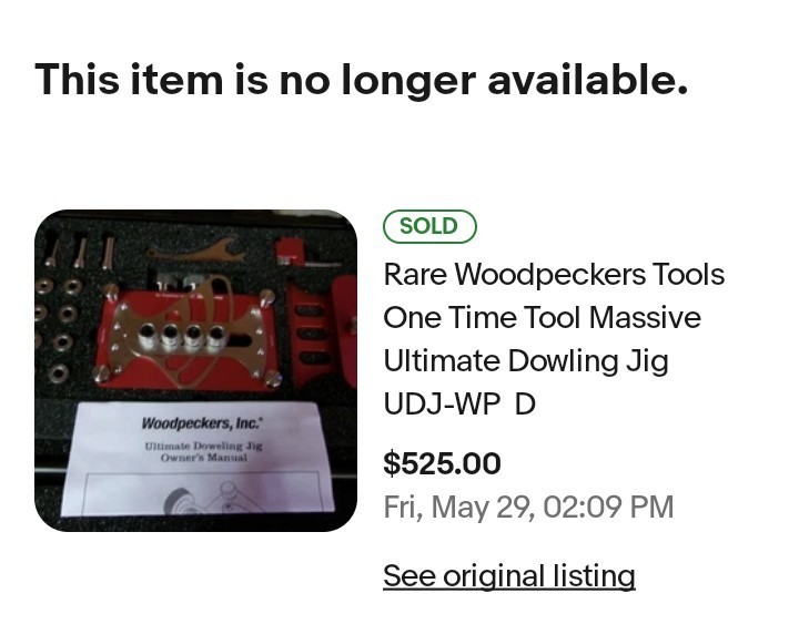 Woodpeckers Tools One Time Tool Dowling Jig