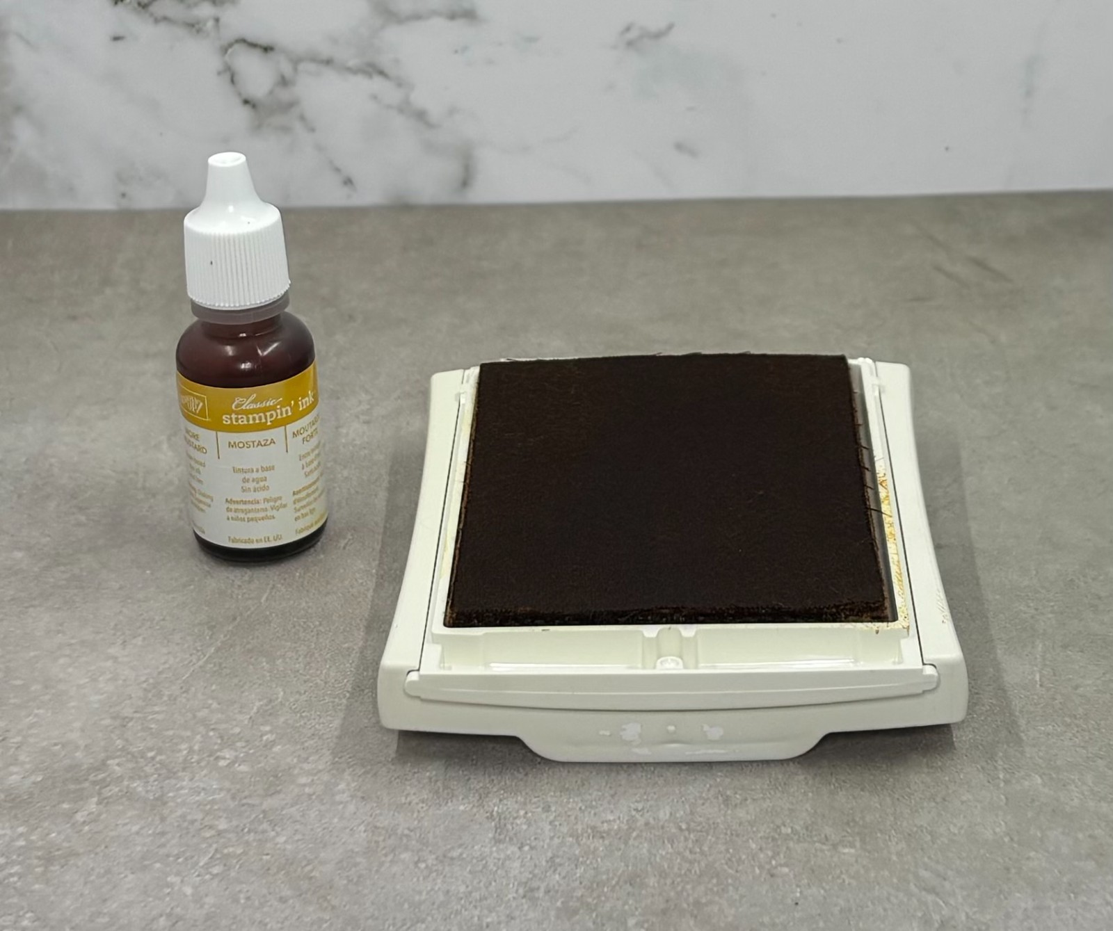 Stampin' Up More Mustard Stamp Pad & Reinker RETIRED